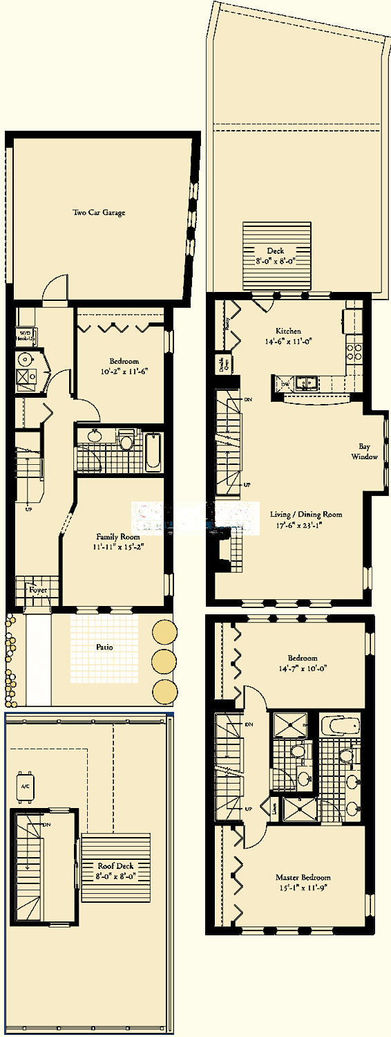 845 N Kingsbury Floorplan - The Park Home Two Car*