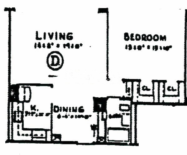 850 N Dewitt Floorplan - D Tier