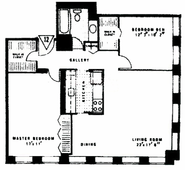 850 N Dewitt Floorplan - 12 Tier*