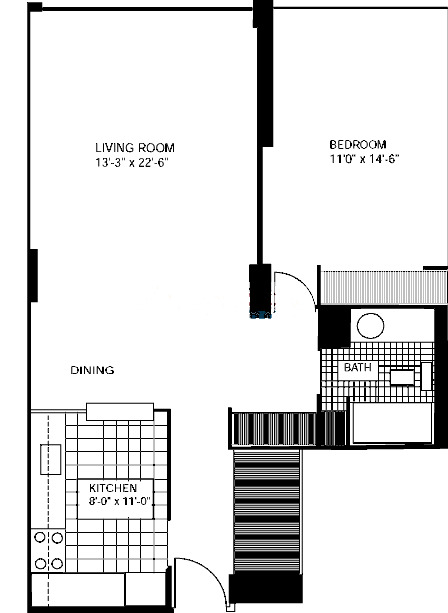 1636 N Wells Floorplan - 06, 08 Tier