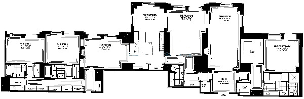 159 E Walton Floorplan - B Tier*
