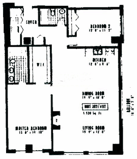 1635 W Belmont Ave Floorplan - 302,402,502,602 Tiers