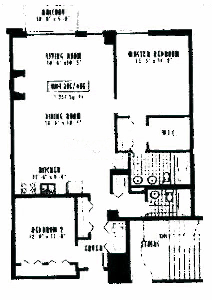 1635 W Belmont Ave Floorplan - 305,405,505,605 Tiers*