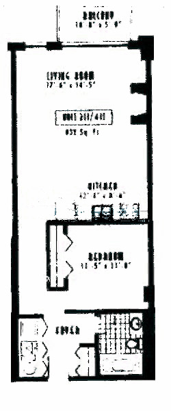 1635 W Belmont Ave Floorplan - 311,411,511,611 Tiers*