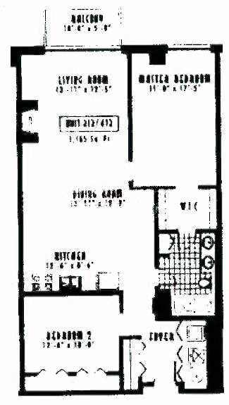 1635 W Belmont Ave Floorplan - 313,413,513,613 Tiers*