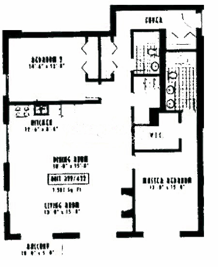 1635 W Belmont Ave Floorplan - 322,422 Tiers*