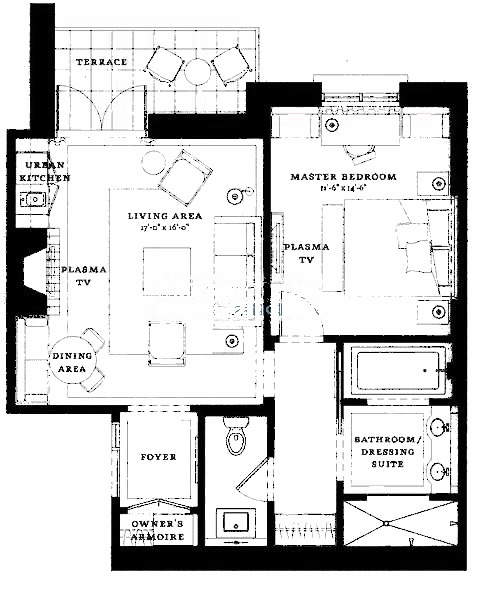 11 E Walton Floorplan - Suite 10 Tier*