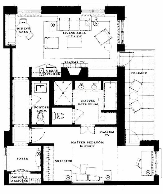 11 E Walton Floorplan - Suite 02 Tier*