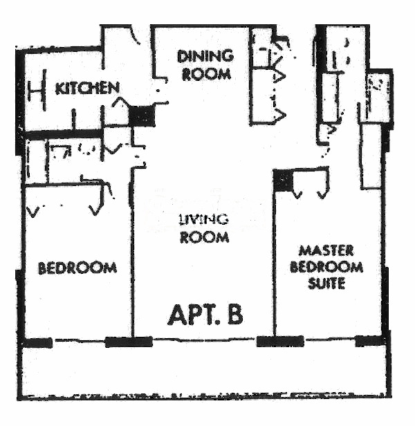 1212 N Lake Shore Drive Floorplan - B Tier