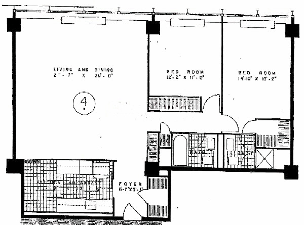330 W Diversey Floorplan - 04 Tier*