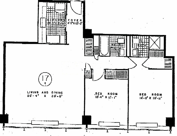 330 W Diversey Floorplan - 17 Tier*