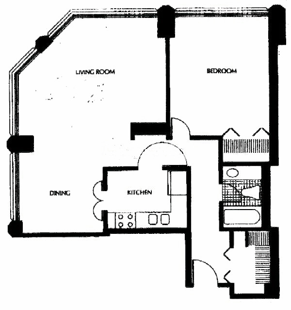 405 N Wabash Floorplan - 11 Tier