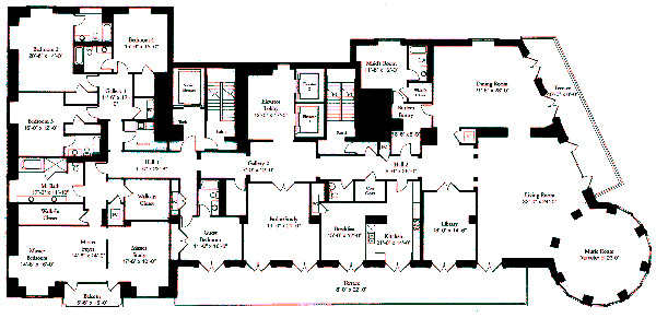 840 N Lake Shore Drive Floorplan - M Tier*