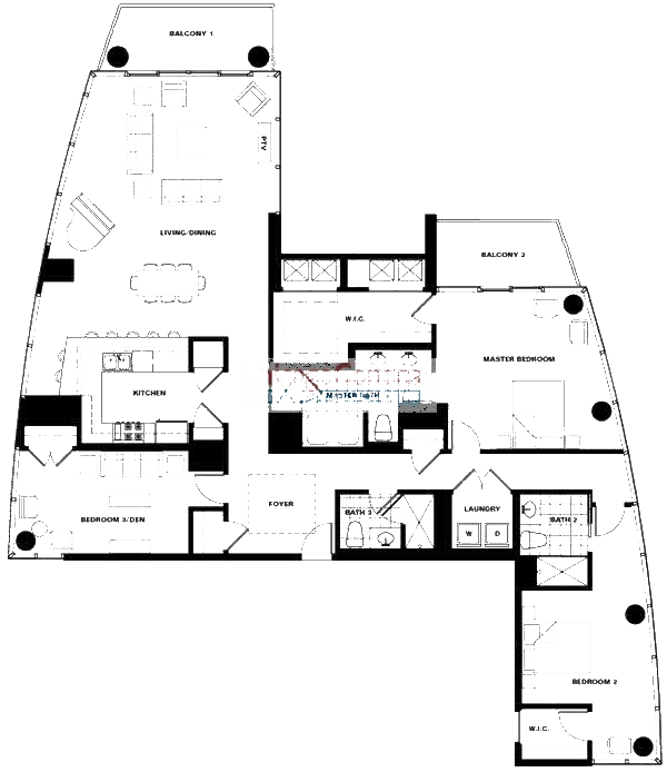 110 W Superior Floorplan - 20N-25N Tier*