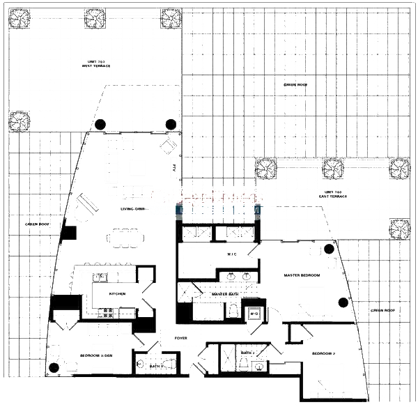 110 W Superior Floorplan - 703 Tier