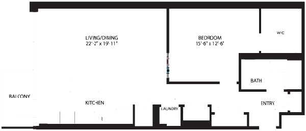 2138 S Indiana Floorplan - 301-601 Loft Tier