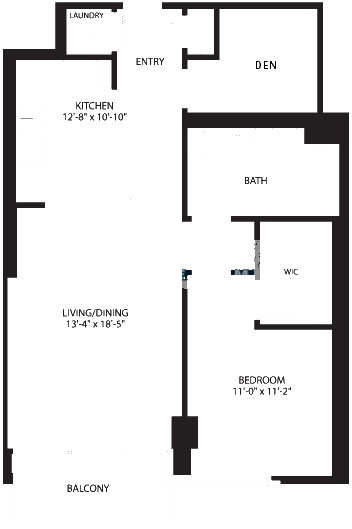 2138 S Indiana Floorplan - 702-3102, 705-3105 Tower Tier