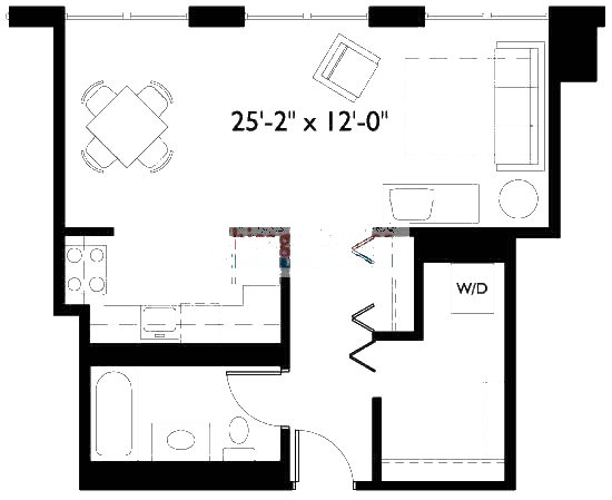 2 E Erie Floorplan - 2610-3910 Tier*