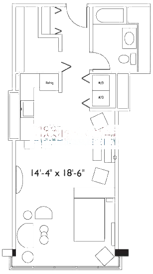 2 E Erie Floorplan - 1204-3104 Tier*