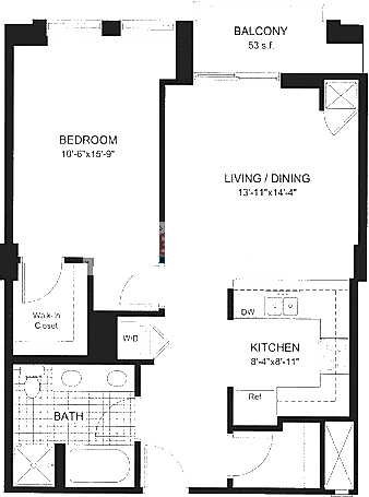 451 W Huron Floorplan - 05 Tier
