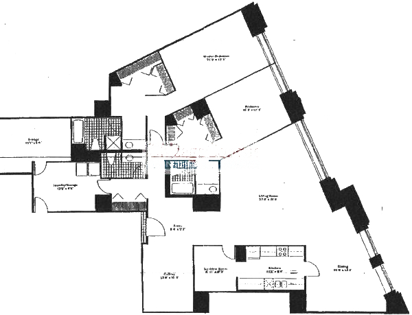 680 N Lake Shore Drive Floorplan - Lake 05 Tier