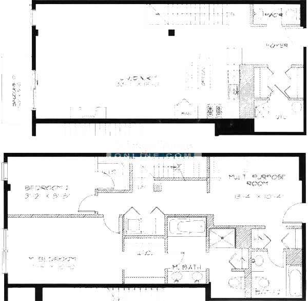 1740 N Maplewood Ave Floorplan - 119 Duplex Tier