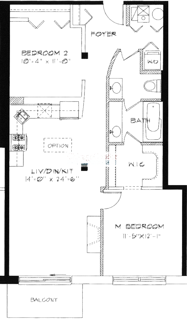 1740 N Maplewood Ave Floorplan - 303, 403 Tier