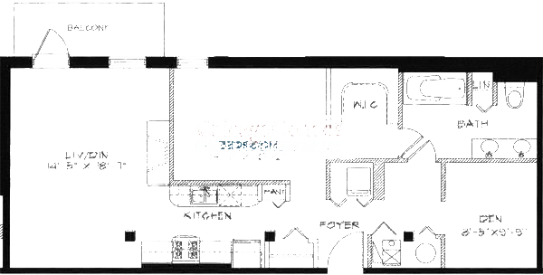 1740 N Maplewood Ave Floorplan - 317, 417 Tier