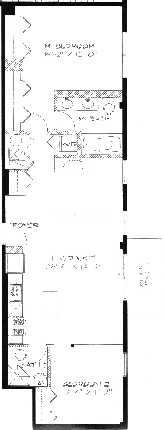 1740 N Maplewood Ave Floorplan - 422 Tier