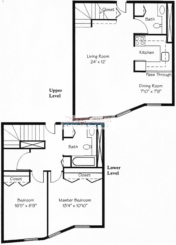 711 W Gordon Ter Floorplan - 2BR Alternate Tier*