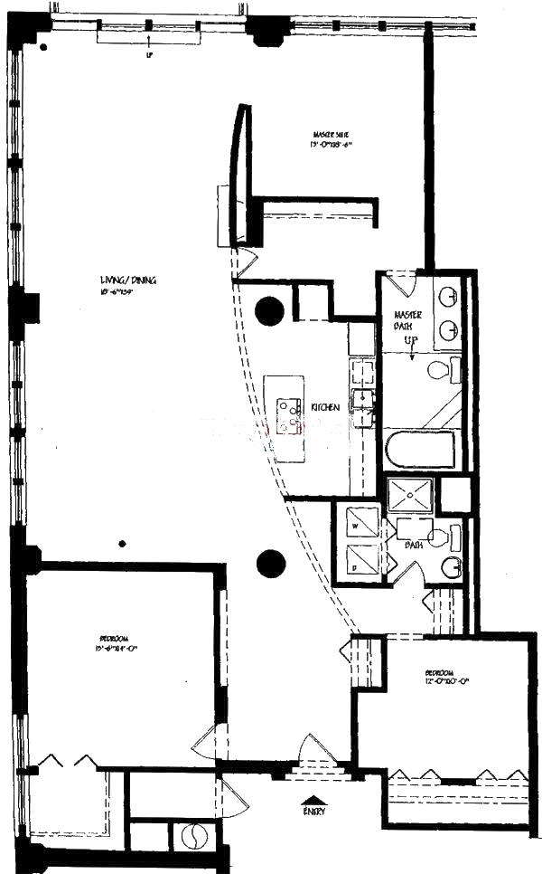 728 W Jackson Floorplan - 301-701 Tier*