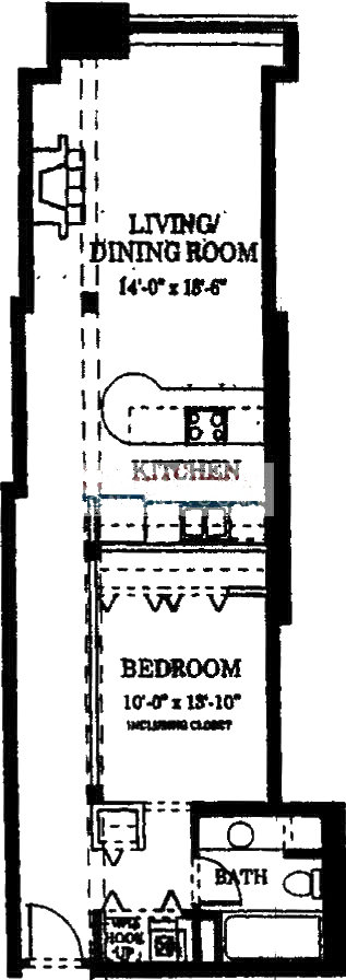 728 W Jackson Floorplan - 17 Tier*