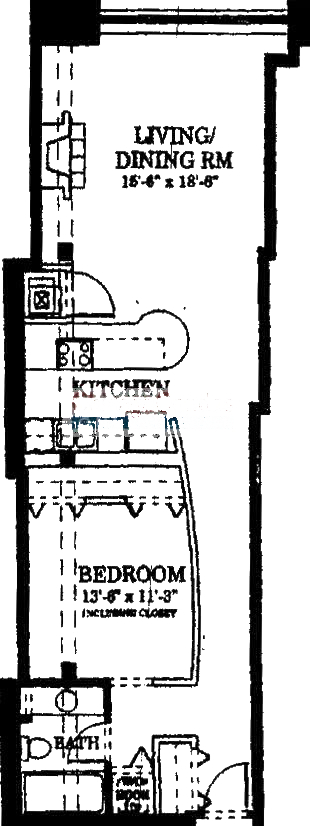 728 W Jackson Floorplan - 18 Tier*