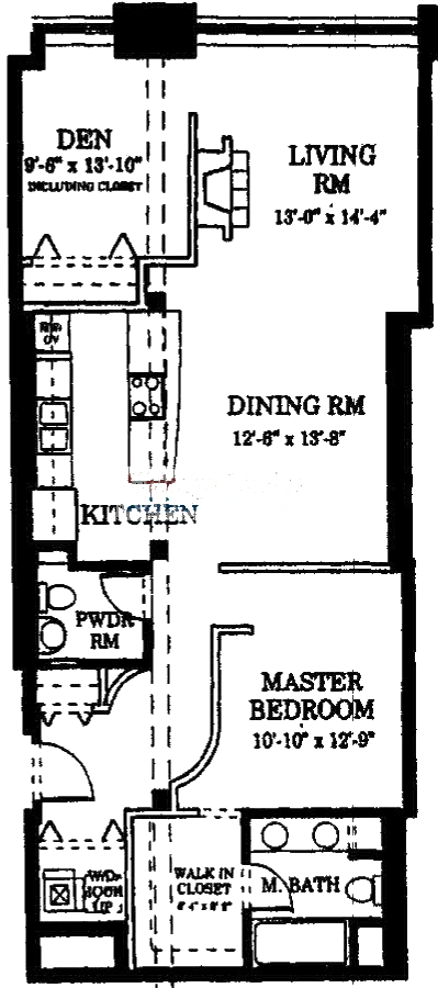 728 W Jackson Floorplan - 19 Tier*