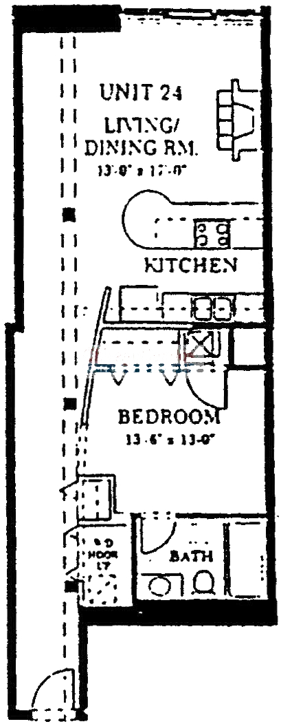 728 W Jackson Floorplan - 24 Tier*