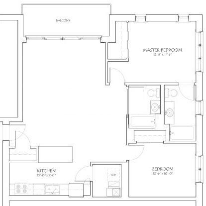 3300 W Irving Park Floorplan - 2A Tier*