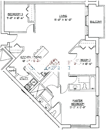 3300 W Irving Park Floorplan - 3C, 4C Tier*