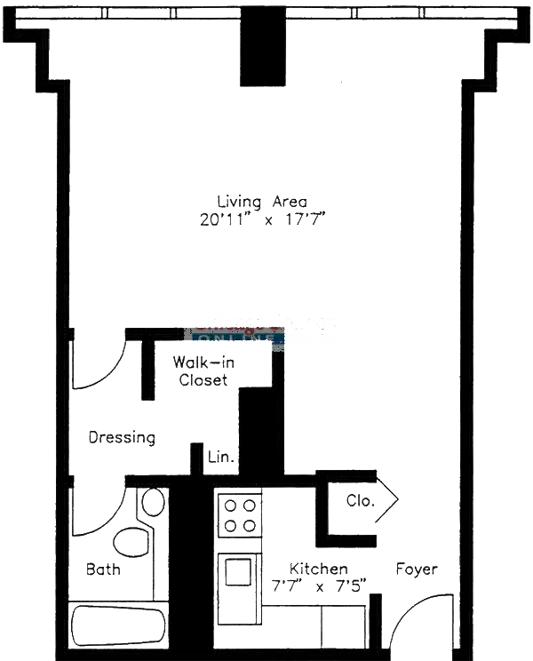 1749 N Wells Floorplan - 02, 05, 08, 11, 15 Tower Tier*