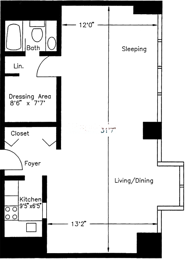 1749 N Wells Floorplan - 17, 18, 19 Warehouse Tier*