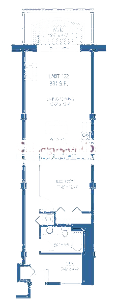 775 W Jackson Floorplan - 102 Tier*