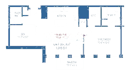 775 W Jackson Floorplan - 507, 607 Tier*