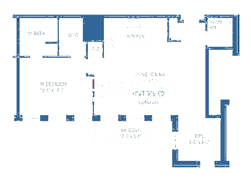 775 W Jackson Floorplan - 508, 608 Tier