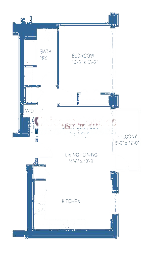 775 W Jackson Floorplan - 509, 609 Tier*