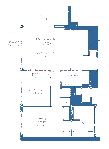 775 W Jackson Floorplan - 704, 804 Tier*