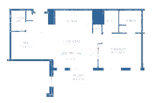 775 W Jackson Floorplan - 705, 805 Tier