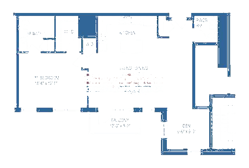 775 W Jackson Floorplan - 706, 806 Tier*