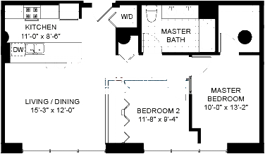 1735 N Paulina Floorplan - 10 Tier