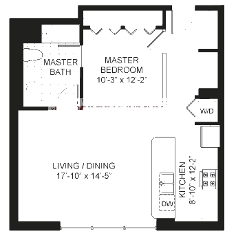 1735 N Paulina Floorplan - 321, 421 Tier*