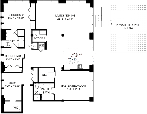 1735 N Paulina Floorplan - 601 Tier
