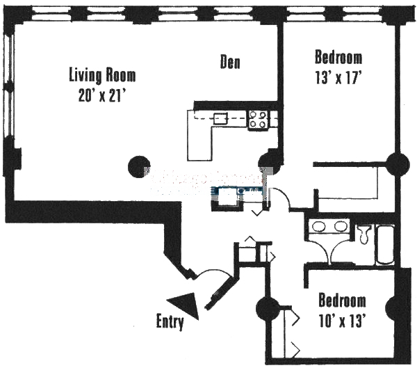 801 S Wells Floorplan - 10 Tier*